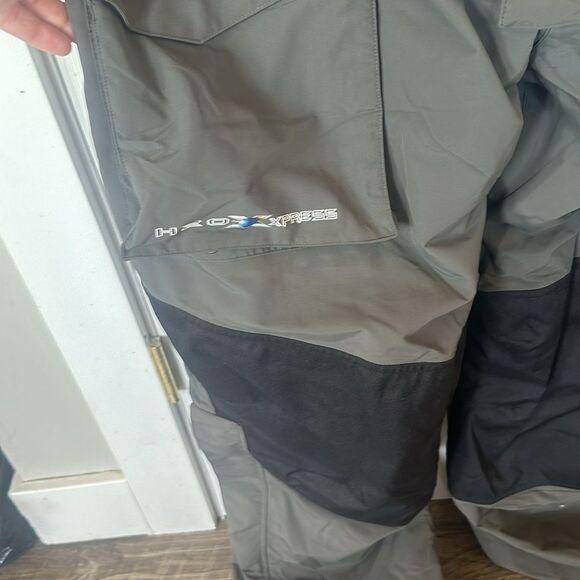 H2O XPRESS Men's Softshell Cargo Pockets Fishing Bib Overalls Gray Size 3XL NWT - Picture 4 of 4